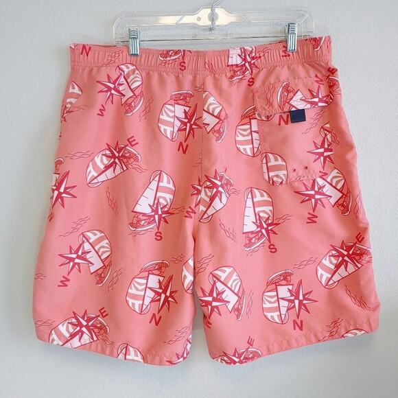 Vineyard Vines Men's Compasses and Sailboats Polyester Beach Swim Trunks Sz XL - Picture 5 of 10